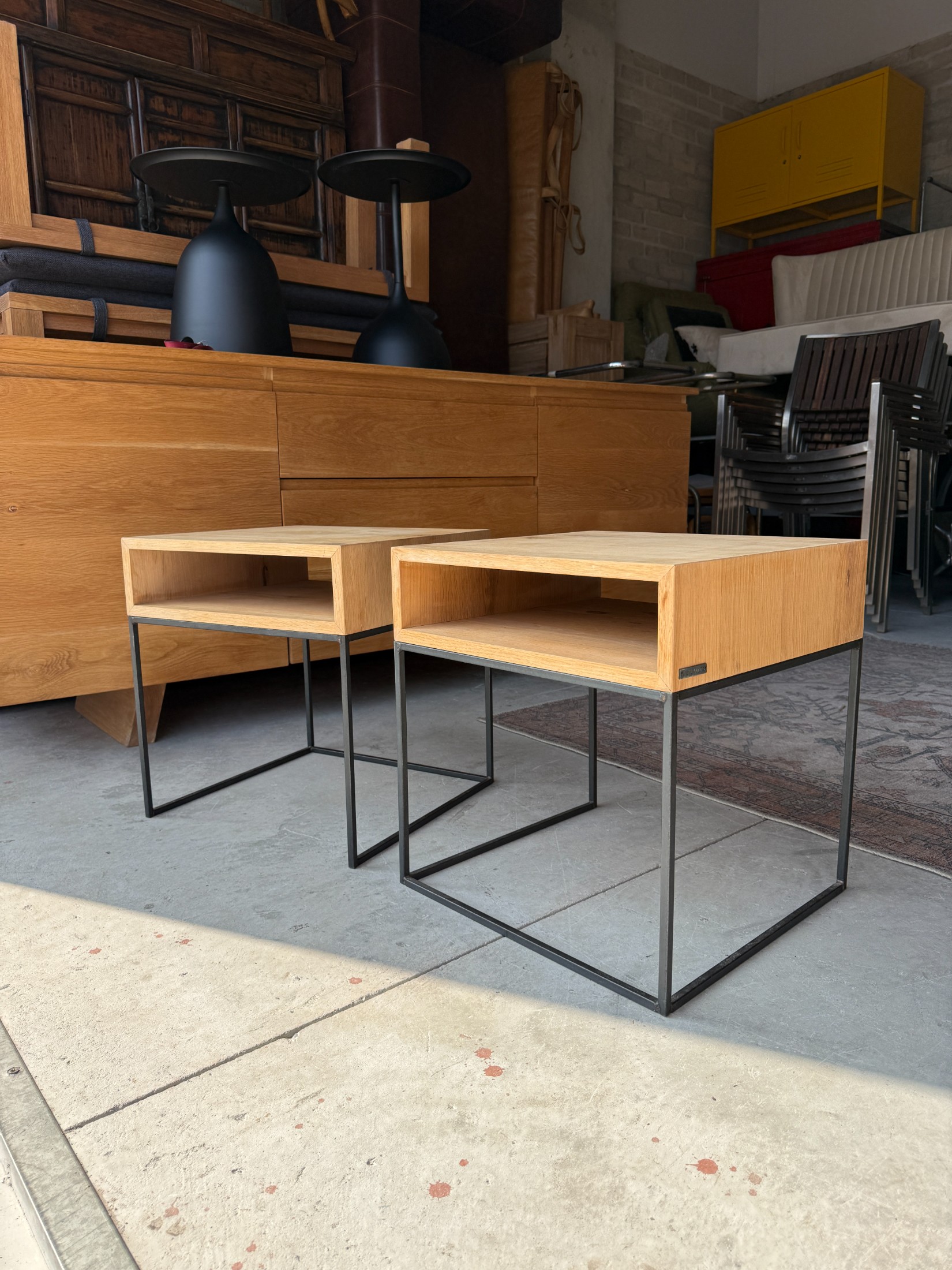Weylandts Spati Oak Bedside Tables